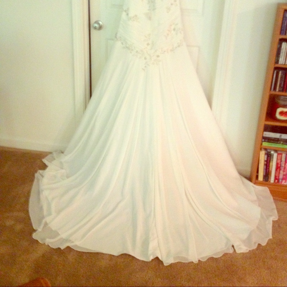 Strapless Beaded Wedding Dress